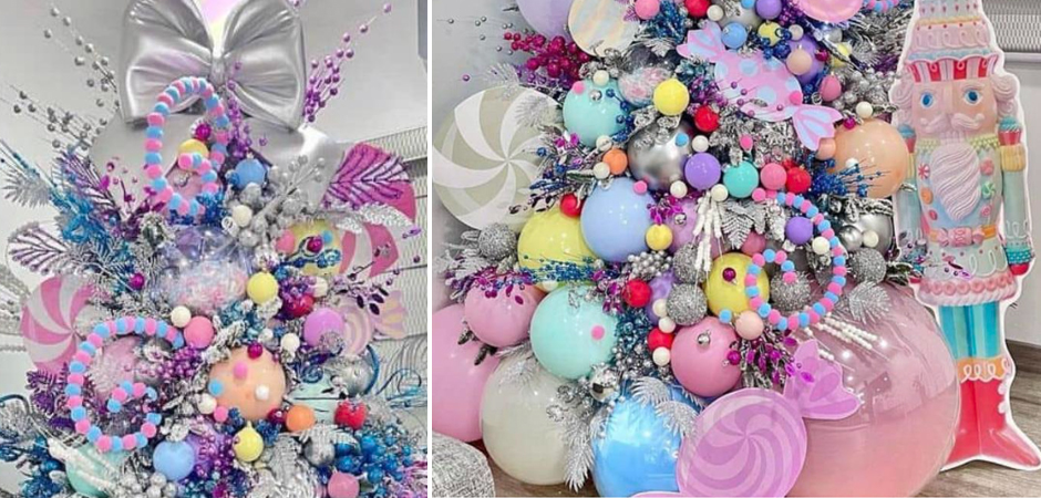 Дизайнерская Елка Премиум с Ярким Розовым Декором Christmas Tree Fun Game Дизайнерская Елка Премиум с Ярким Розовым Декором Christmas Tree Fun Game - Loft-Concept в Волгограде