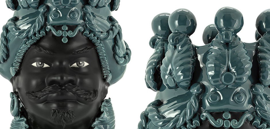 Ваза VASE MORO BIG MAN SIMPLY MAT dark turquoise Ваза VASE MORO BIG MAN SIMPLY MAT dark turquoise - Loft-Concept в Волгограде