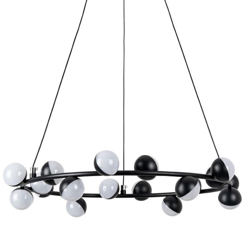 Люстра Vilelme Chandelier black 50 Черный Люстра Vilelme Chandelier black 50 Черный в Волгограде | Loft Concept