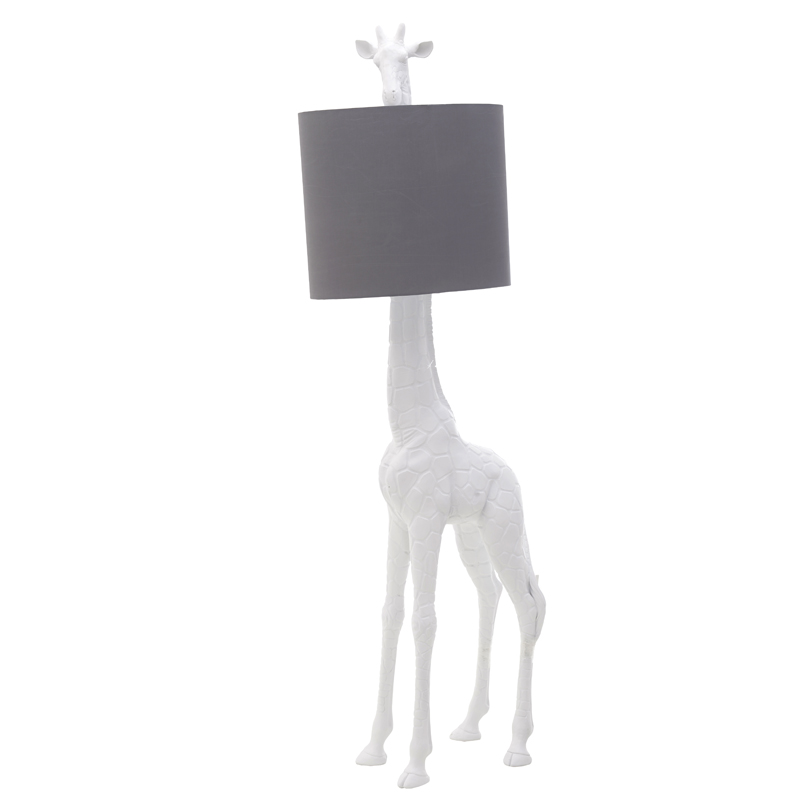 Торшер White Giraffe Floor lamp Белый Серый Торшер White Giraffe Floor lamp Белый Серый в Волгограде | Loft Concept