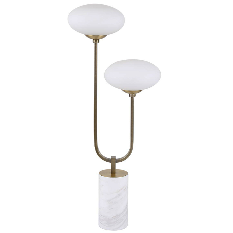 Oval Balls Mushrooms Table Lamp Brass Латунь Прозрачный белый Oval Balls Mushrooms Table Lamp Brass Латунь Прозрачный белый в Волгограде | Loft Concept