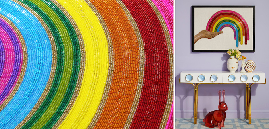 Панно Jonathan Adler RAINBOW BEADED WALL ART Панно Jonathan Adler RAINBOW BEADED WALL ART - Loft-Concept в Волгограде