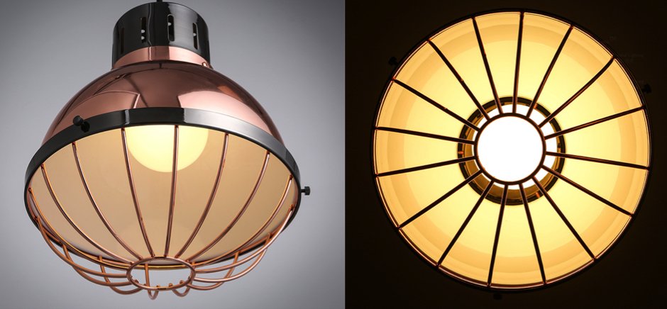 Подвесной светильник Ufo Copper Pendant Small Подвесной светильник Ufo Copper Pendant Small - Loft-Concept в Волгограде