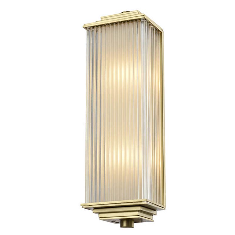 Бра Brion Glass Rectangle Wall Lamp Brass Латунь Прозрачный (Transparent) Бра Brion Glass Rectangle Wall Lamp Brass Латунь Прозрачный (Transparent) в Волгограде | Loft Concept