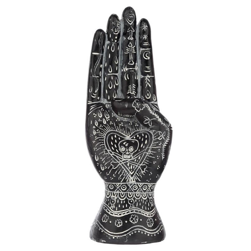Статуэтка Mantic Hand Черный Белый Статуэтка Mantic Hand Черный Белый в Волгограде | Loft Concept