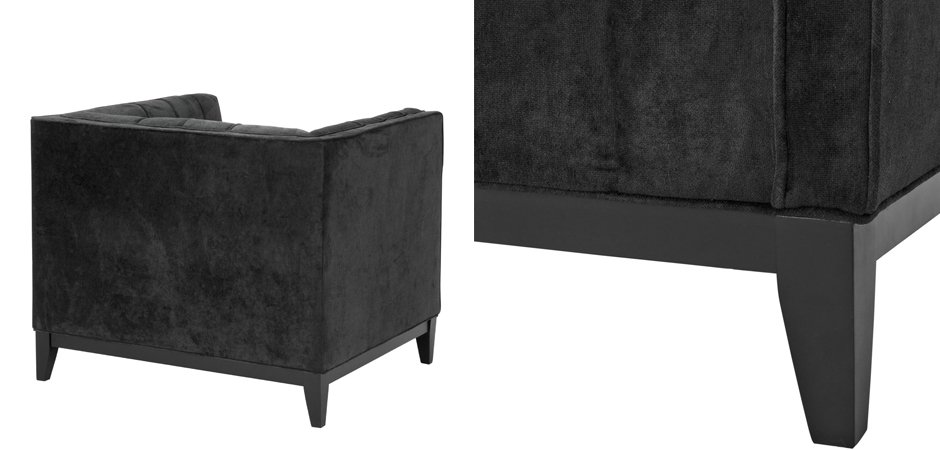 Кресло Eichholtz Chair Aldgate Black Кресло Eichholtz Chair Aldgate Black - Loft-Concept в Волгограде