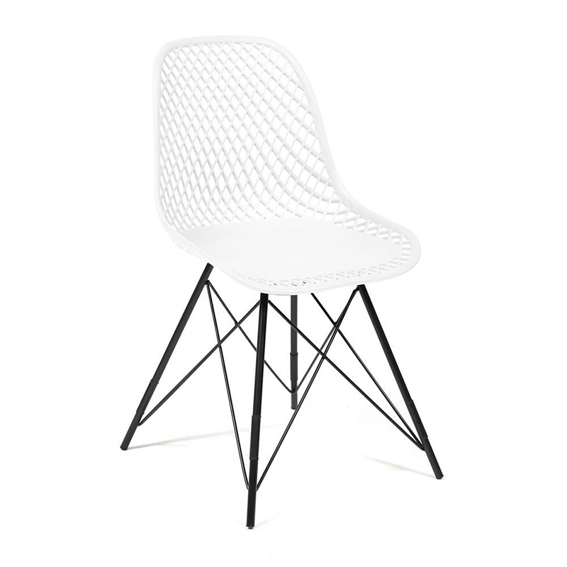Стул DSR mesh white Белый Черный Стул DSR mesh white Белый Черный в Волгограде | Loft Concept