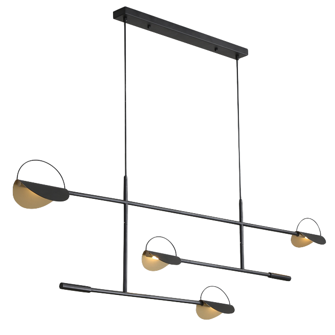 Люстра BOLIA LEAVES PENDANT black Черный Латунь Люстра BOLIA LEAVES PENDANT black Черный Латунь в Волгограде | Loft Concept