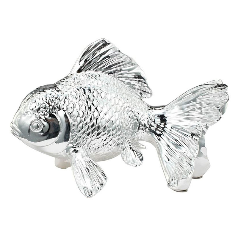 Статуэтка серебряная рыбка Fish Серебряный в Волгограде | Loft Concept 