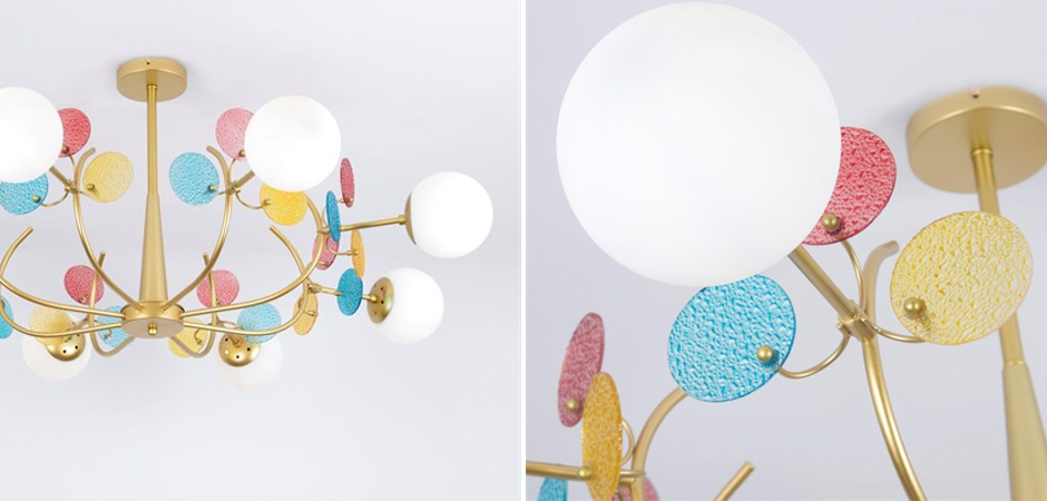 Потолочная Люстра MATISSE Multi glass 8 плафонов Потолочная Люстра MATISSE Multi glass 8 плафонов - Loft-Concept в Волгограде