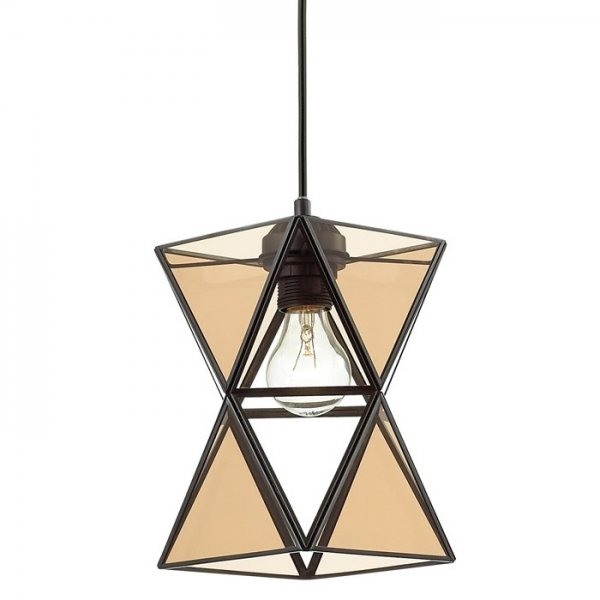 Подвесной светильник PolyPyramid Glass Pendant Cognac Янтарь (Amber) Подвесной светильник PolyPyramid Glass Pendant Cognac Янтарь (Amber) в Волгограде | Loft Concept