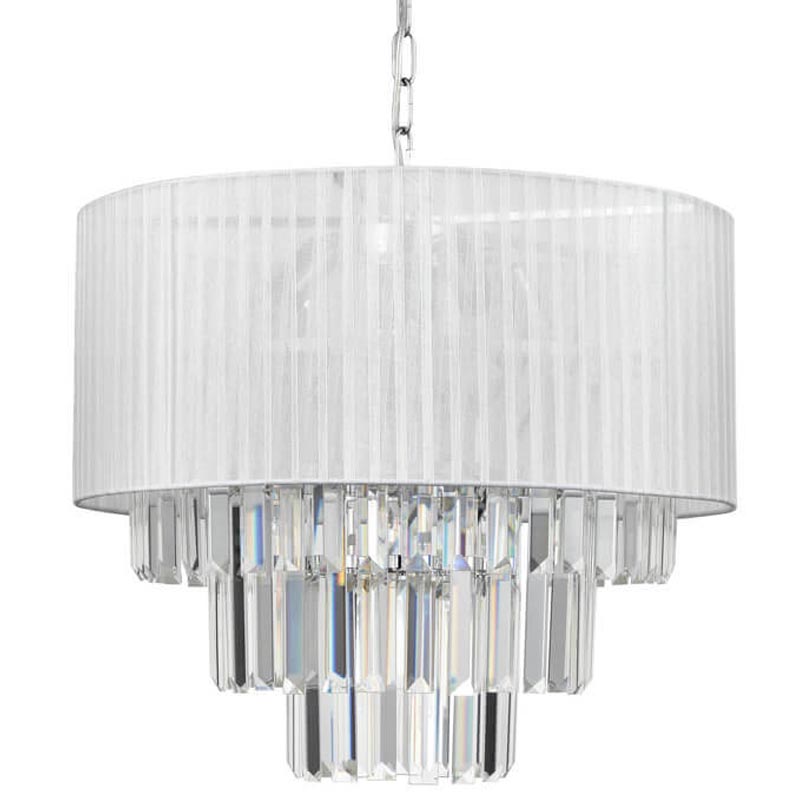 Люстра Laurella Chandelier Прозрачный (Transparent) Хром Люстра Laurella Chandelier Прозрачный (Transparent) Хром в Волгограде | Loft Concept
