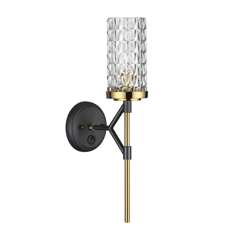 Бра Aspiring Upward Sconce Черный Глянцевое золото Бра Aspiring Upward Sconce Черный Глянцевое золото в Волгограде | Loft Concept