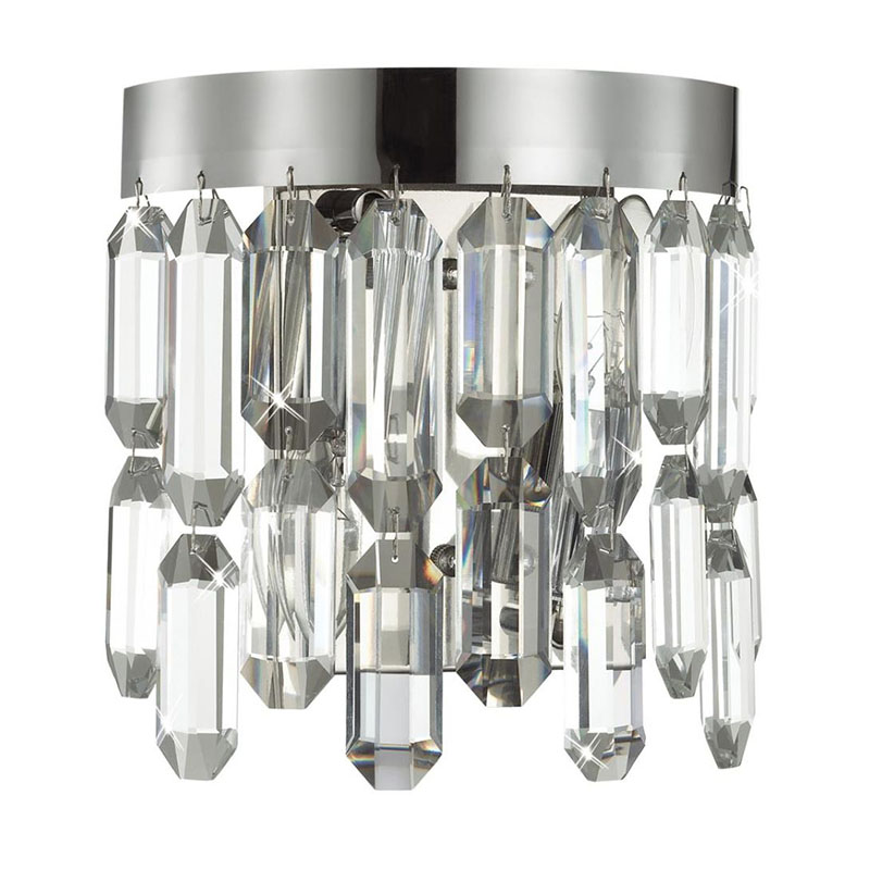 Бра Crystal Polyhedrons Wall Lamp Chrome Хром Прозрачное Стекло Бра Crystal Polyhedrons Wall Lamp Chrome Хром Прозрачное Стекло в Волгограде | Loft Concept