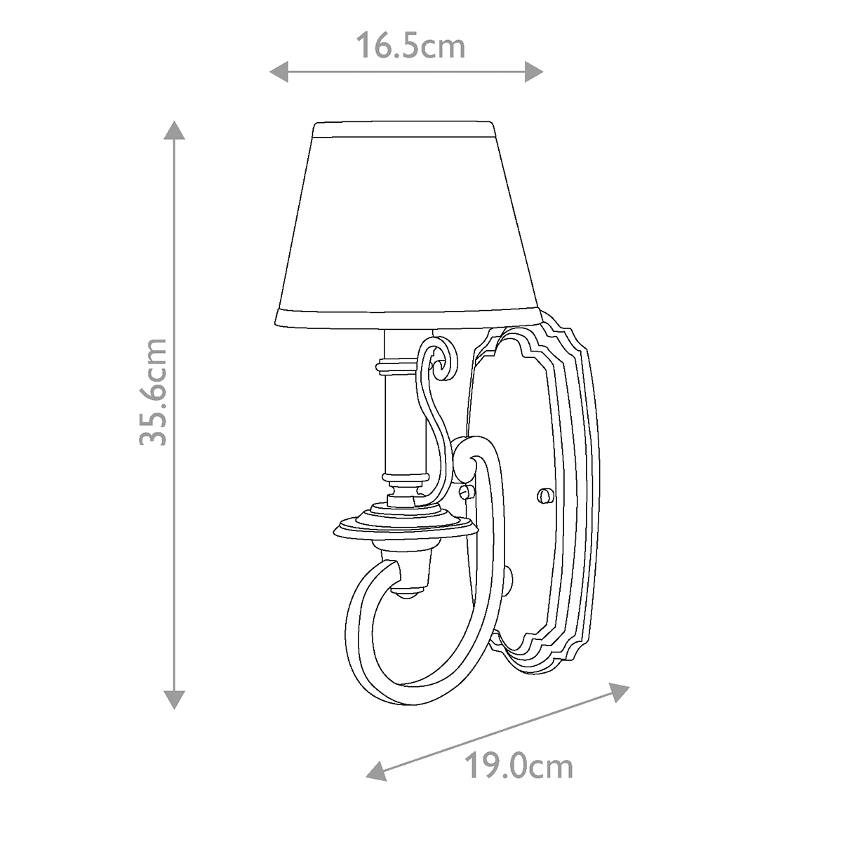 Бра бронзового цвета со светло-янтарным абажуром из органзы Hinkley в Волгограде