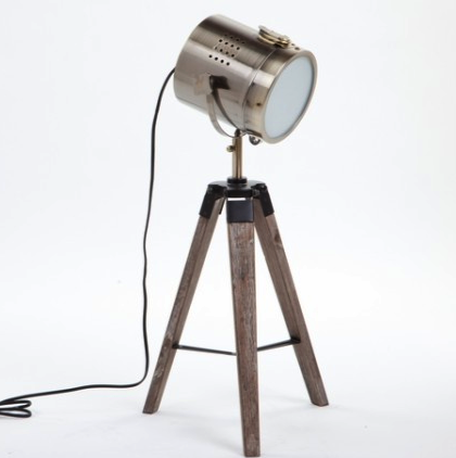 Настольная лампа Loft Tripod Mini Нержавеющая сталь в Волгограде | Loft Concept 