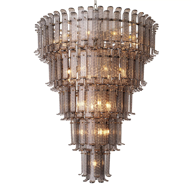 Люстра Philipp Plein Chandelier Rodeo Drive XXL Серый Никель Люстра Philipp Plein Chandelier Rodeo Drive XXL Серый Никель в Волгограде | Loft Concept