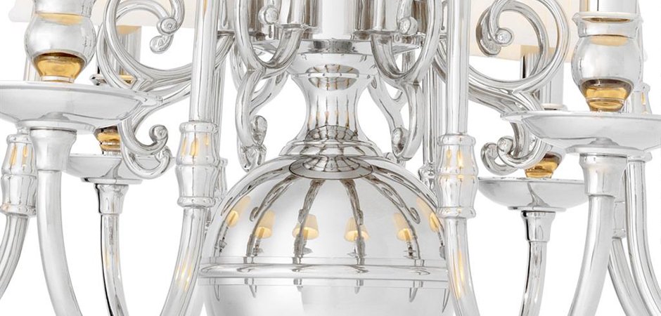 Люстра Eichholtz Chandelier Bourbon Nickel - фото №1