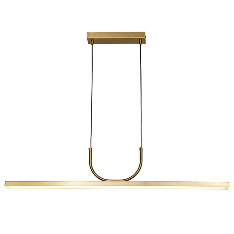 Минималистичная золотая люстра Trumpet tube Белый Золотой Минималистичная золотая люстра Trumpet tube Белый Золотой в Волгограде | Loft Concept