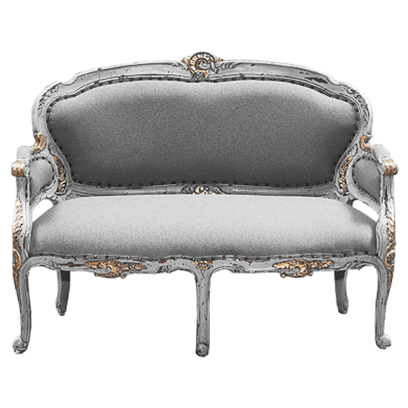 Диван Maria Antoinette Softness Серый Белый винтажная патина Диван Maria Antoinette Softness Серый Белый винтажная патина в Волгограде | Loft Concept