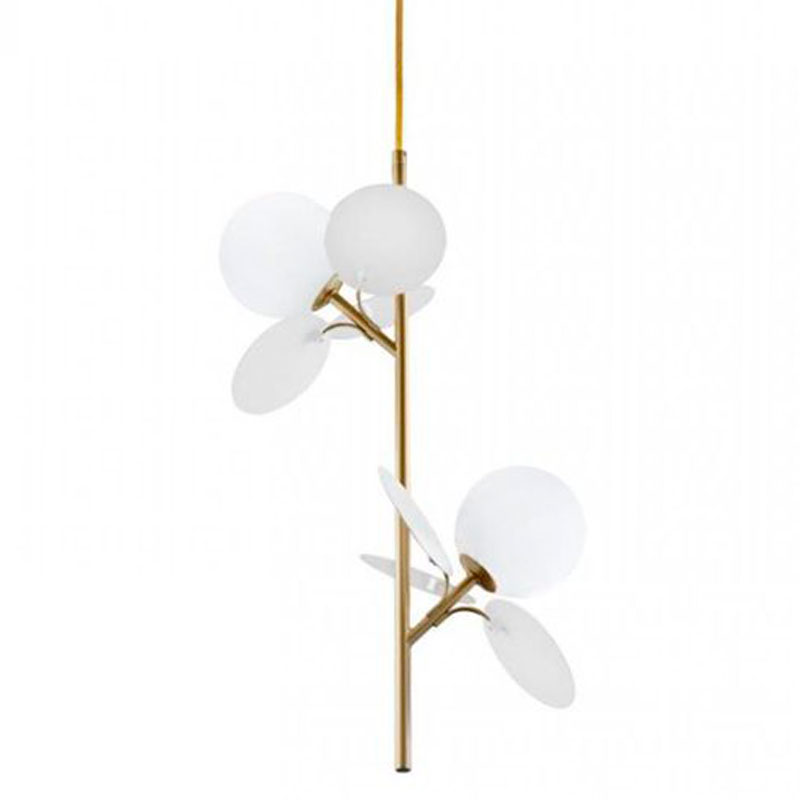 Люстра MATISSE Pendant Double White Золотой Белый в Волгограде | Loft Concept 
