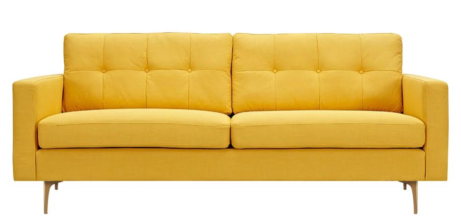 Диван Papaya Yellow Greta Sofa Диван желтая шерсть Диван Papaya Yellow Greta Sofa Диван желтая шерсть - Loft-Concept в Волгограде