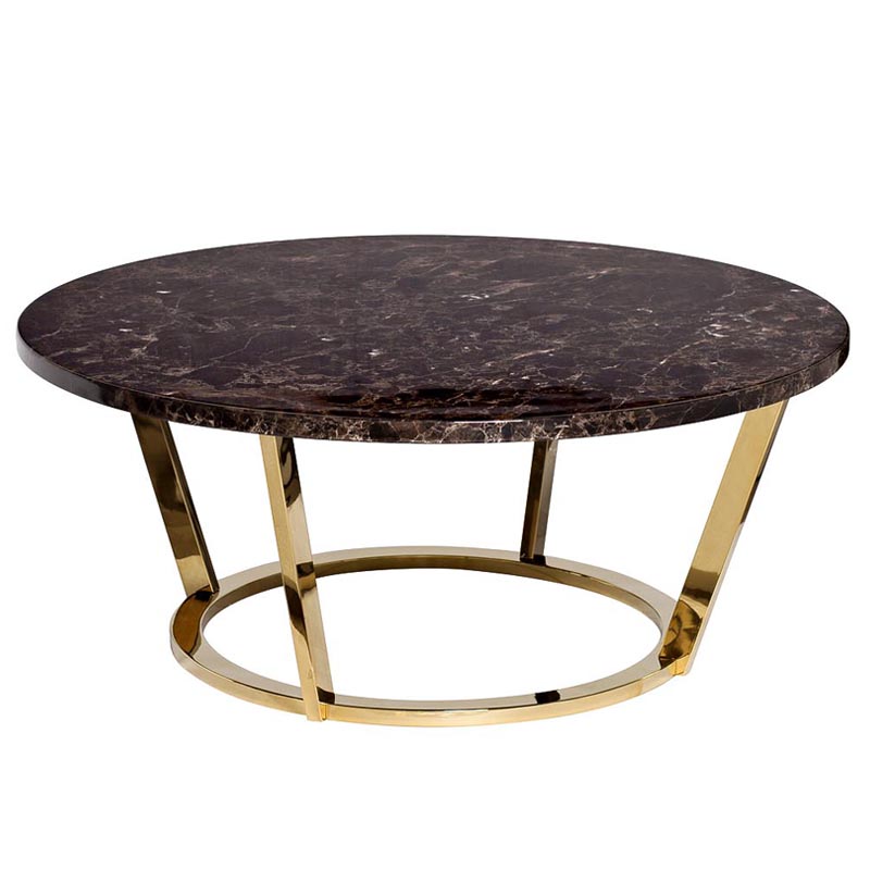 Кофейный стол Serker Coffee Table Золотой Кофейный стол Serker Coffee Table Золотой в Волгограде | Loft Concept