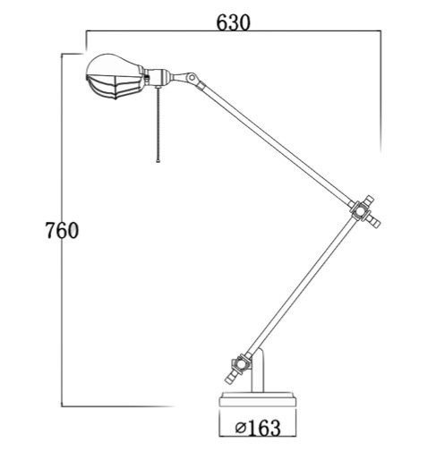 Настольный светильник Steampunk Extension Pole Table 2 Настольный светильник Steampunk Extension Pole Table 2 в Волгограде