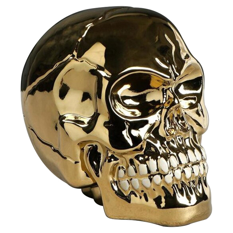Статуэтка Golden Skull Золотой в Волгограде | Loft Concept 