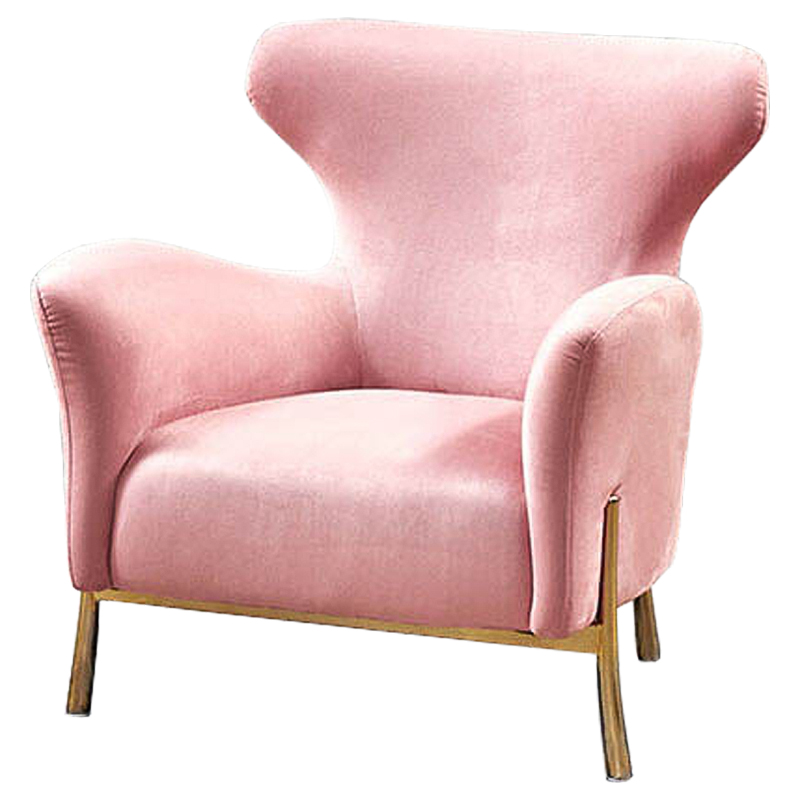 Кресло Blount Chair Золотой Розовый Кресло Blount Chair Золотой Розовый в Волгограде | Loft Concept