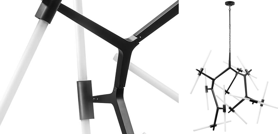 Люстра Агнес Chandelier Black 20 Люстра Агнес Chandelier Black 20 - Loft-Concept в Волгограде