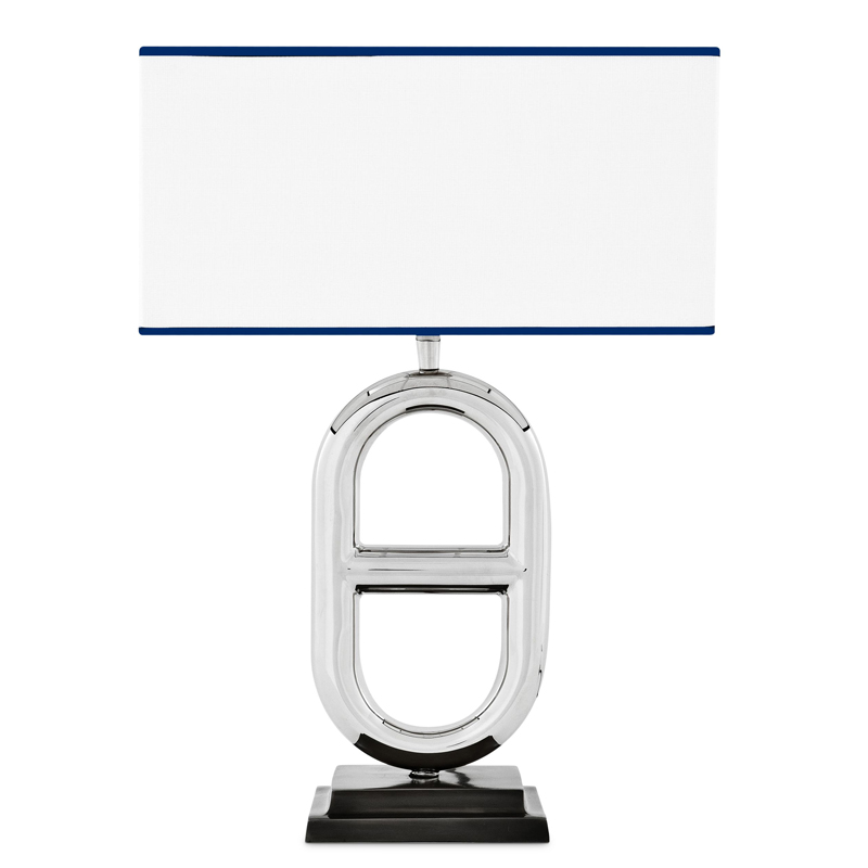 Настольная лампа Eichholtz Table Lamp Acapulco Нержавеющая сталь Черный Кремовый Настольная лампа Eichholtz Table Lamp Acapulco Нержавеющая сталь Черный Кремовый в Волгограде | Loft Concept