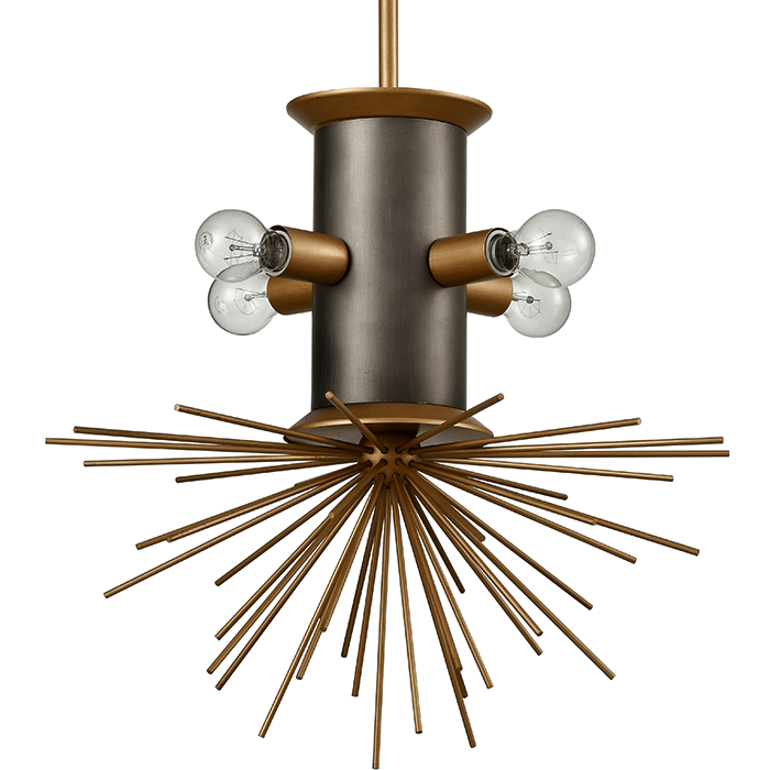 Подвесной светильник Hedgehog Chandelier Латунь Подвесной светильник Hedgehog Chandelier Латунь в Волгограде | Loft Concept