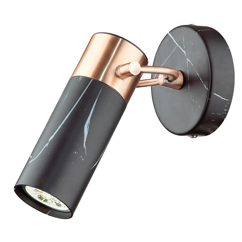 Бра Nadine Sconce black Черный матовый Медь Бра Nadine Sconce black Черный матовый Медь в Волгограде | Loft Concept