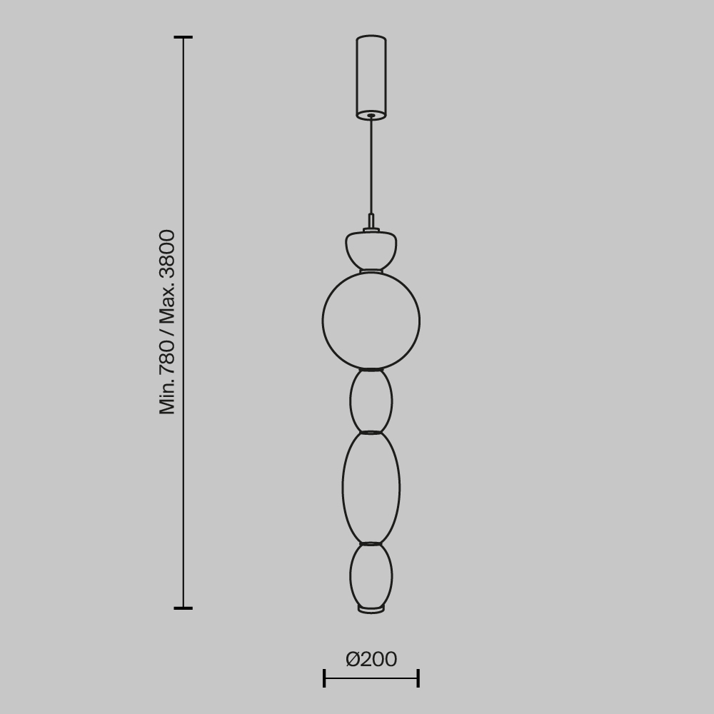 Подвесной светильник Adore LED 3000K 17Bт в Волгограде