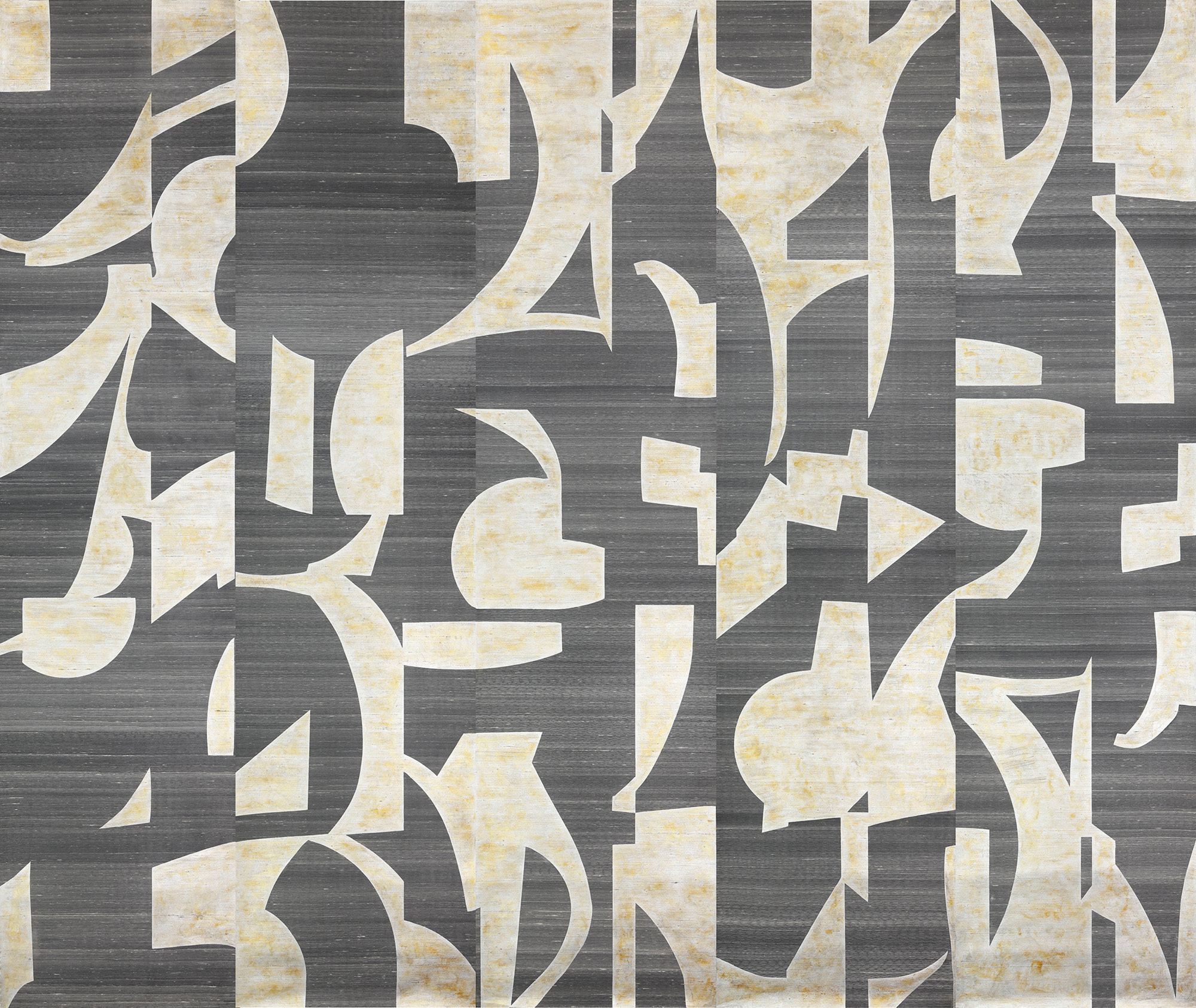 Обои ручная роспись в стиле Арт-деко Symphony Original colourway on Arkose silk dupion Обои ручная роспись в стиле Арт-деко Symphony Original colourway on Arkose silk dupion - постер Loft-Concept в Волгограде