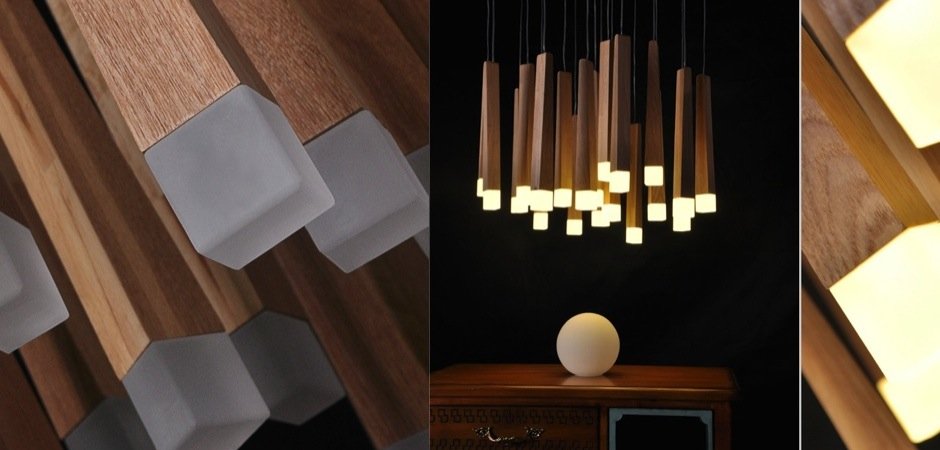 Люстра Wooden Glowworm Round Люстра Wooden Glowworm Round - Loft-Concept в Волгограде