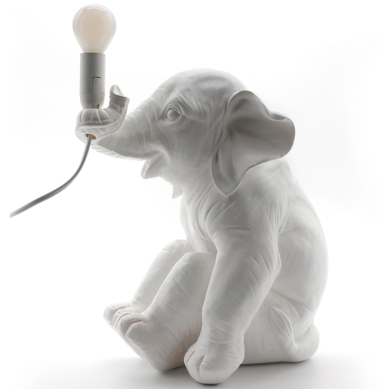 Настольная лампа Table Lamp Elephant Белый Настольная лампа Table Lamp Elephant Белый в Волгограде | Loft Concept