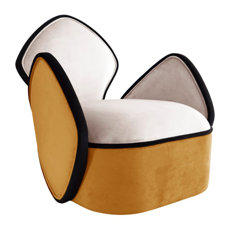 Дизайнерское Кресло Orca Armchair Designed by Sergio Prieto Белый Оранжевый Черный Дизайнерское Кресло Orca Armchair Designed by Sergio Prieto Белый Оранжевый Черный в Волгограде | Loft Concept