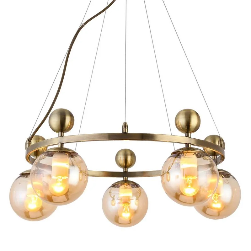 Люстра Demian Bronze Chandelier Бронза Люстра Demian Bronze Chandelier Бронза в Волгограде | Loft Concept