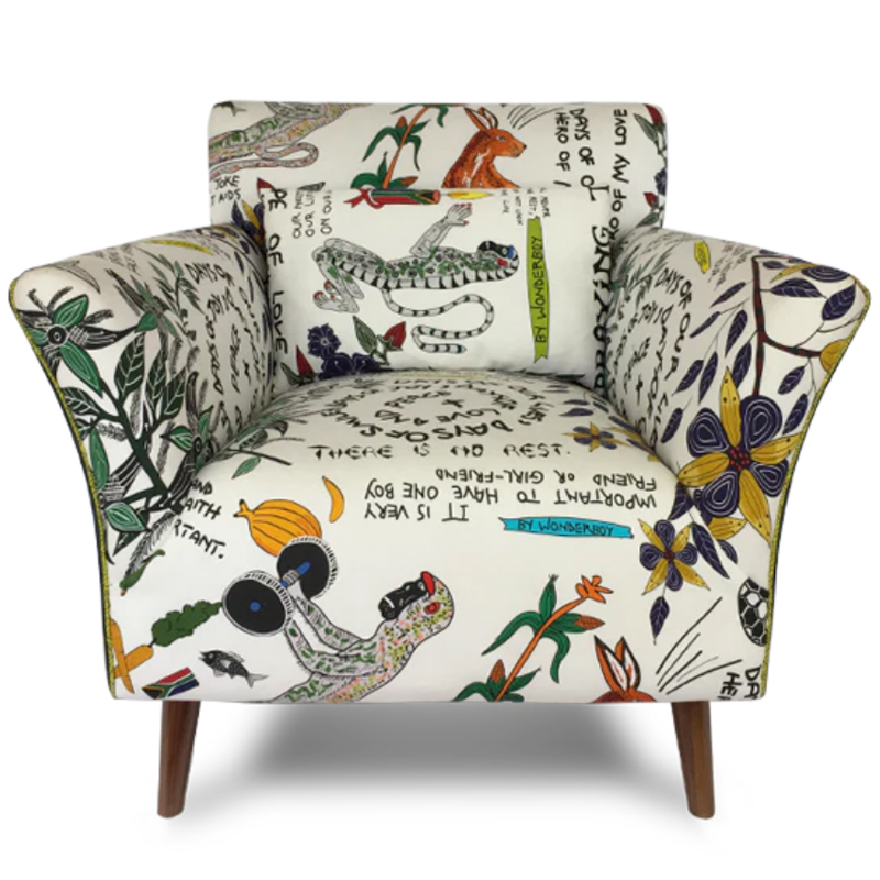 Кресло Wonderboy Occasional Chair Белый Мульти Кресло Wonderboy Occasional Chair Белый Мульти в Волгограде | Loft Concept
