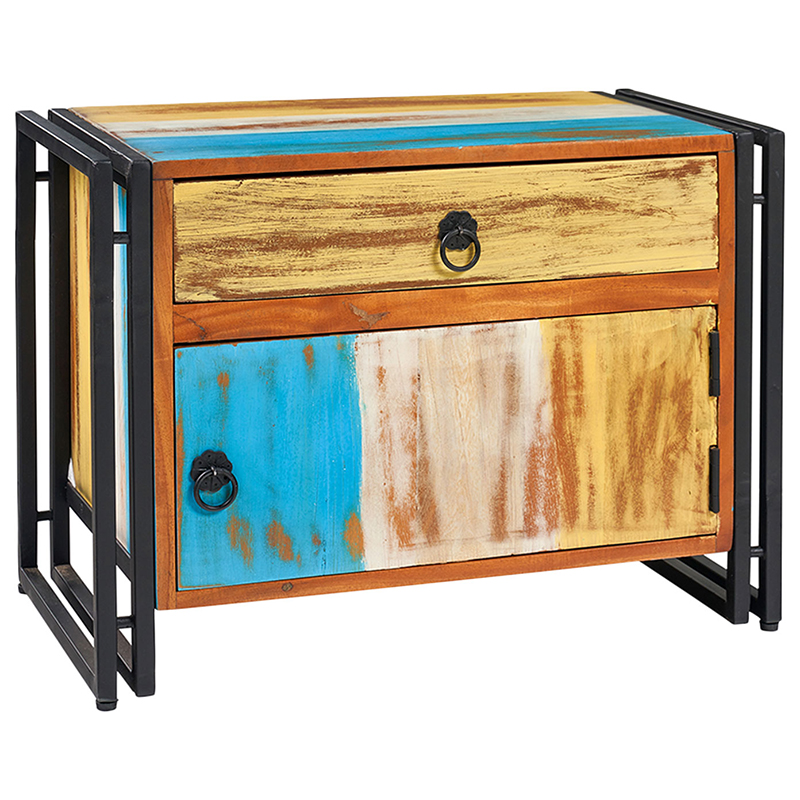 Комод Loft Antique Wood Мульти Коричневый Черный Комод Loft Antique Wood Мульти Коричневый Черный в Волгограде | Loft Concept