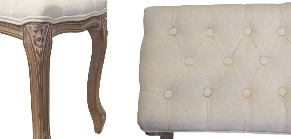 Банкетка French Provence Farmhouse Bench ivory Банкетка French Provence Farmhouse Bench ivory - Loft-Concept в Волгограде