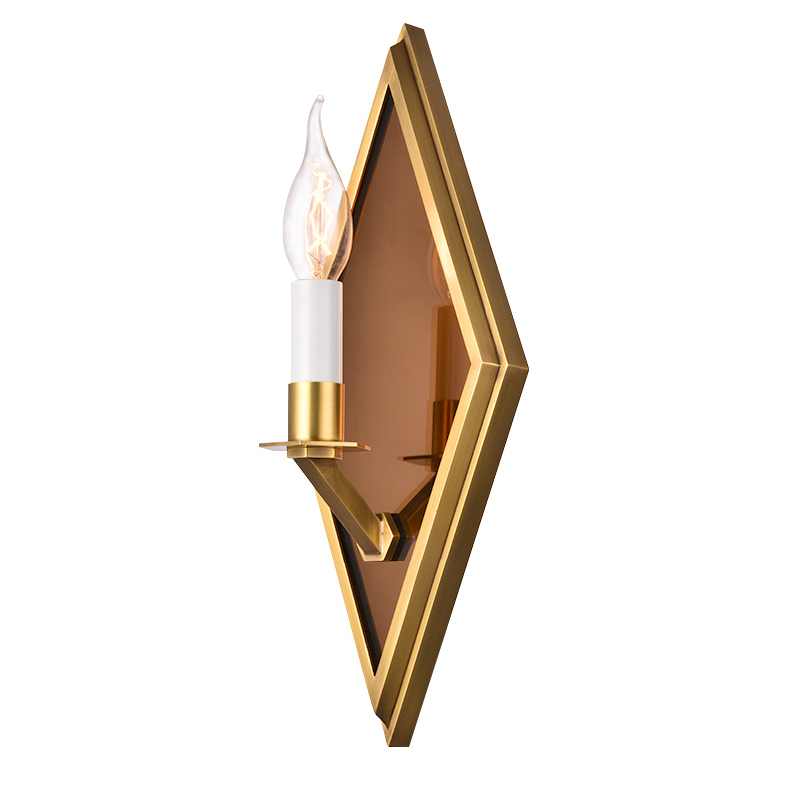 Бра Rhombus Wall lamp Латунь Бра Rhombus Wall lamp Латунь в Волгограде | Loft Concept