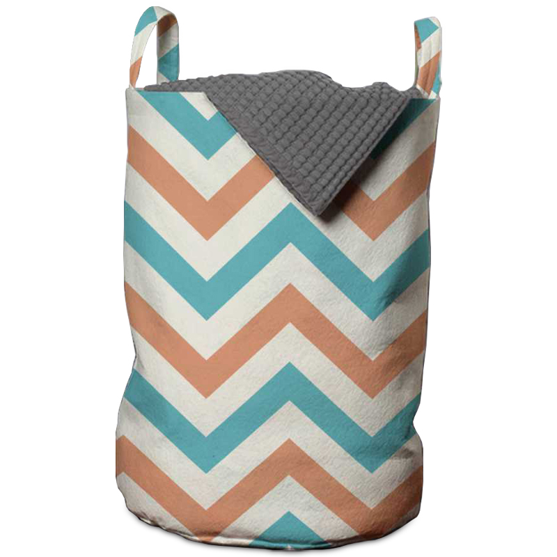 Корзина Turquoise Chevron Basket Мульти Корзина Turquoise Chevron Basket Мульти в Волгограде | Loft Concept