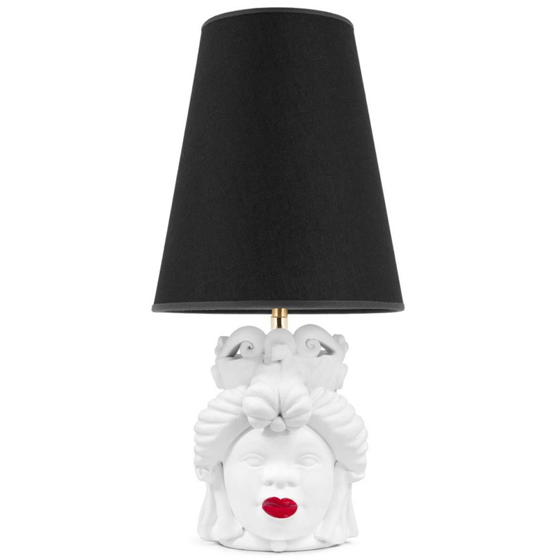 Настольная лампа Table Lamp Moro Lady Small Lipstick Black Белый Черный Красный Настольная лампа Table Lamp Moro Lady Small Lipstick Black Белый Черный Красный в Волгограде | Loft Concept