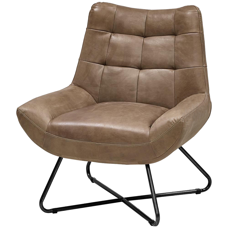 Кресло Sincere Chair  Коричневый Черный в Волгограде | Loft Concept 