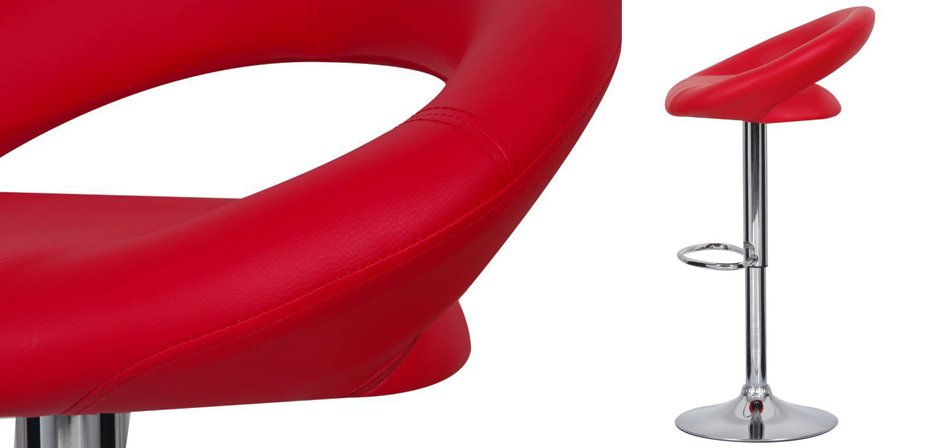 Барный стул Ring Dark Red Барный стул Ring Dark Red - Loft-Concept в Волгограде