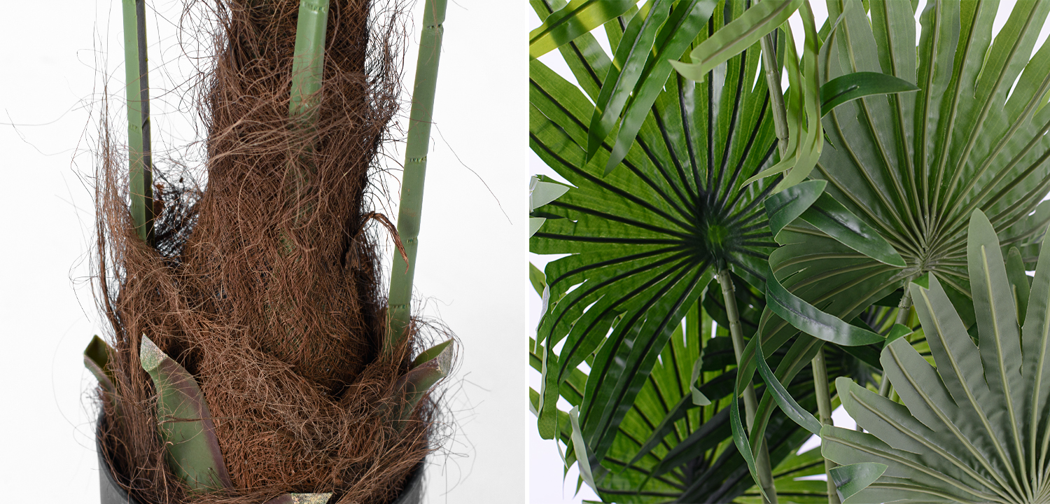 Декоративный искусственный цветок Livistona Plant 140 - фото