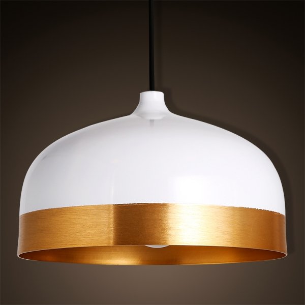 Подвесной светильник Cone Lux Pendant White Белый Глянцевое золото Подвесной светильник Cone Lux Pendant White Белый Глянцевое золото в Волгограде | Loft Concept